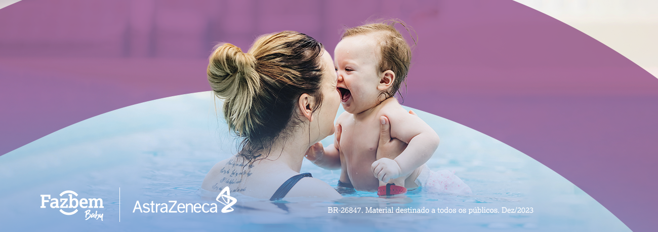 Com qual idade o bebê pode ir para a piscina?